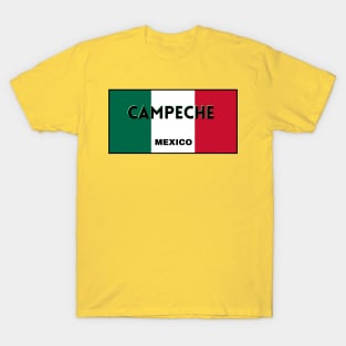 Campeche City in Mexican Flag Colors T-Shirt